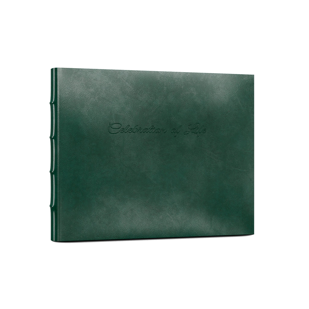 Leather Memorial Guest Book