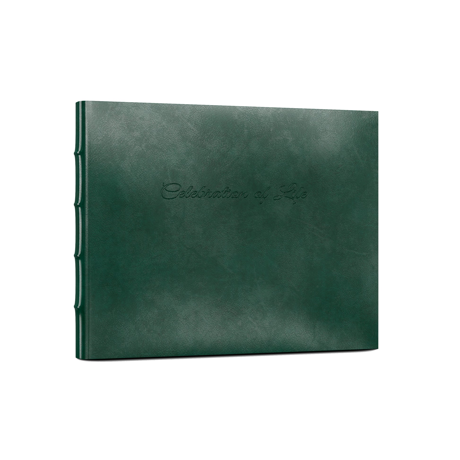 Leather Memorial Guest Book