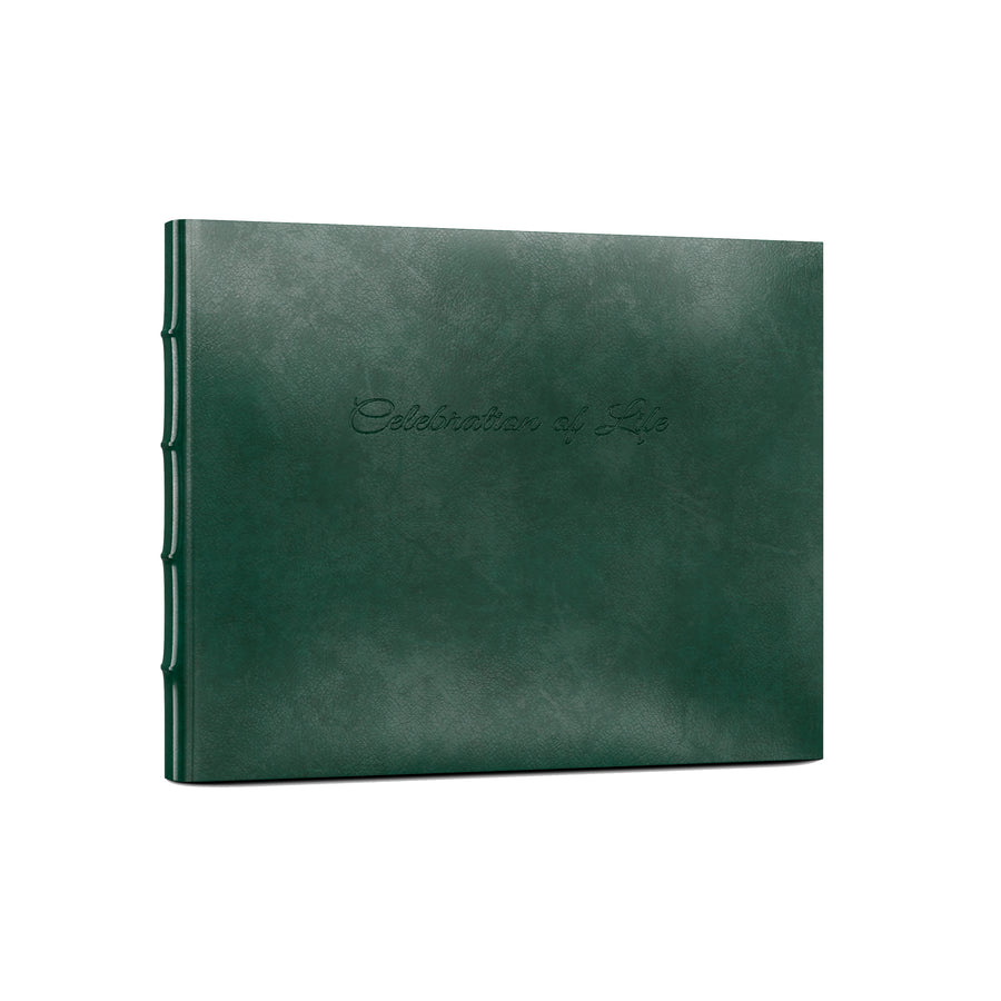 Leather Memorial Guest Book