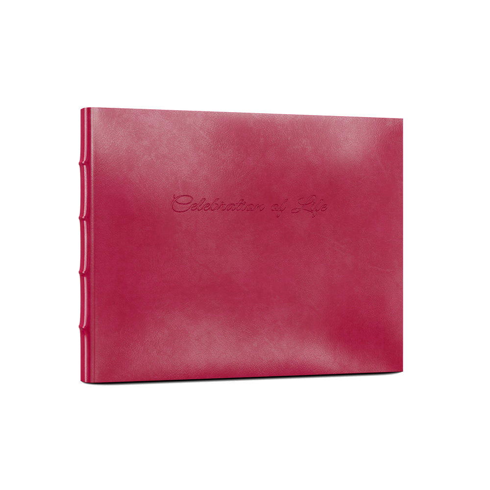 Leather Memorial Guest Book