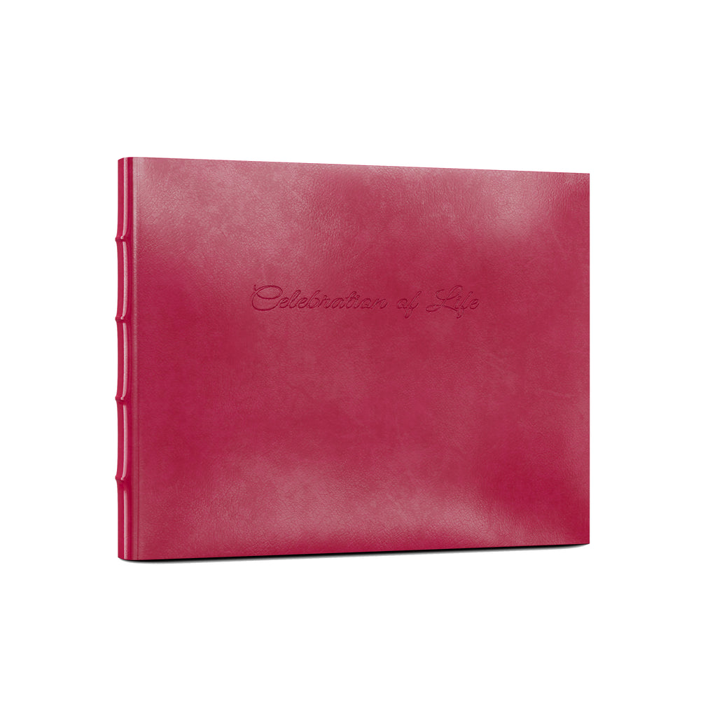 Leather Memorial Guest Book