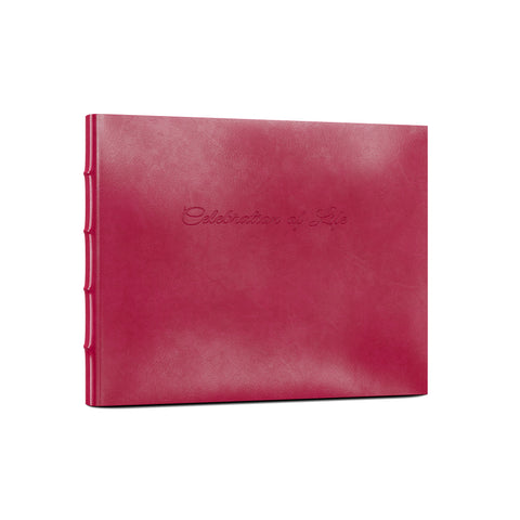 Leather Memorial Guest Book