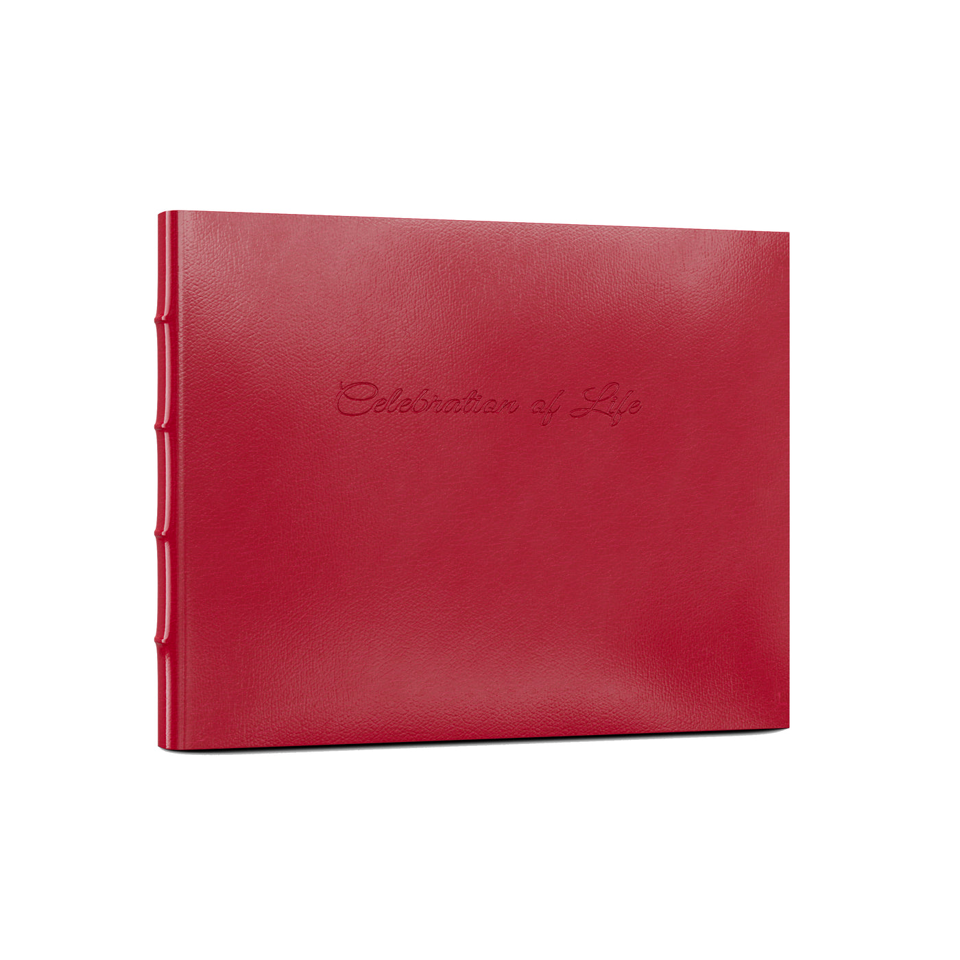 Leather Memorial Guest Book