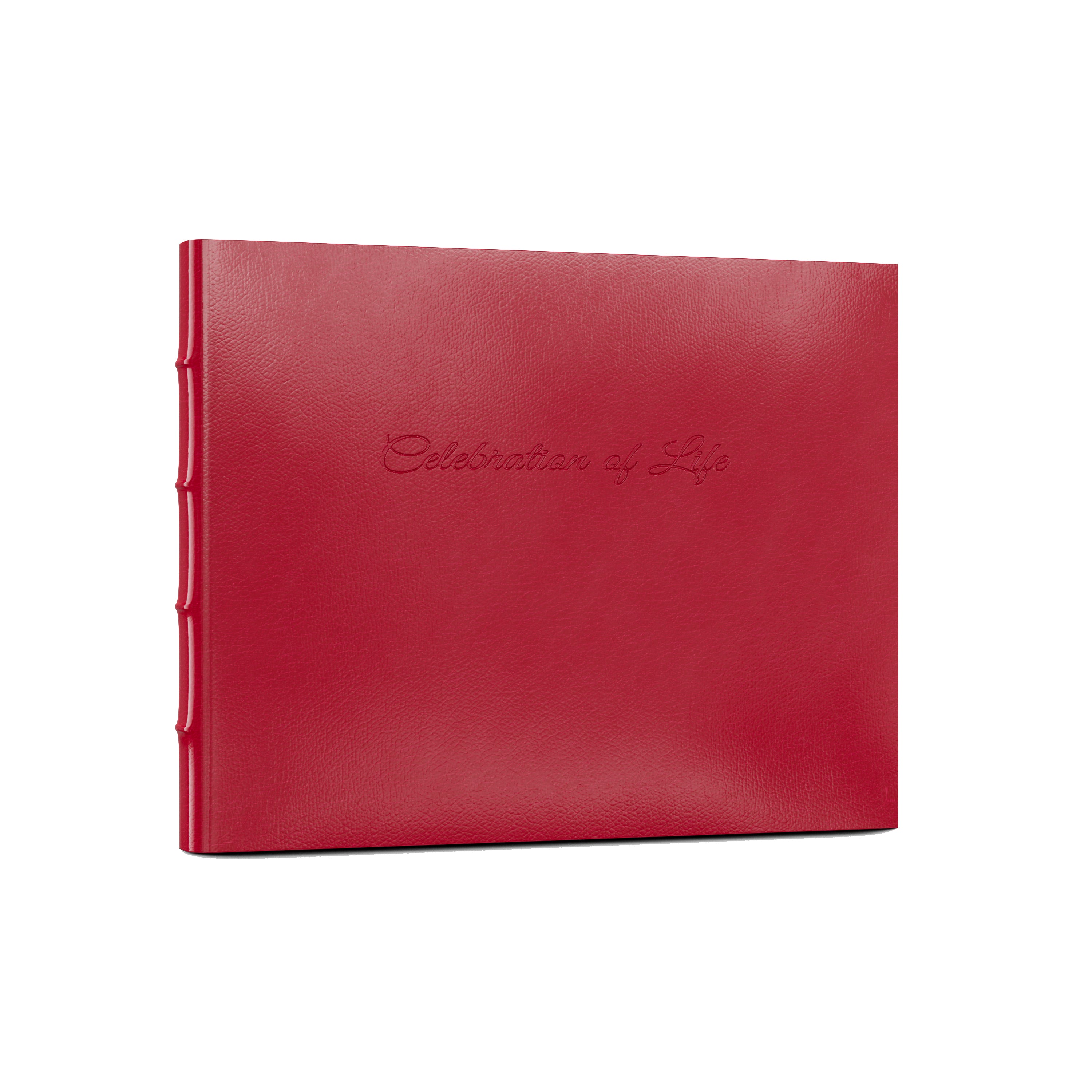 Leather Memorial Guest Book