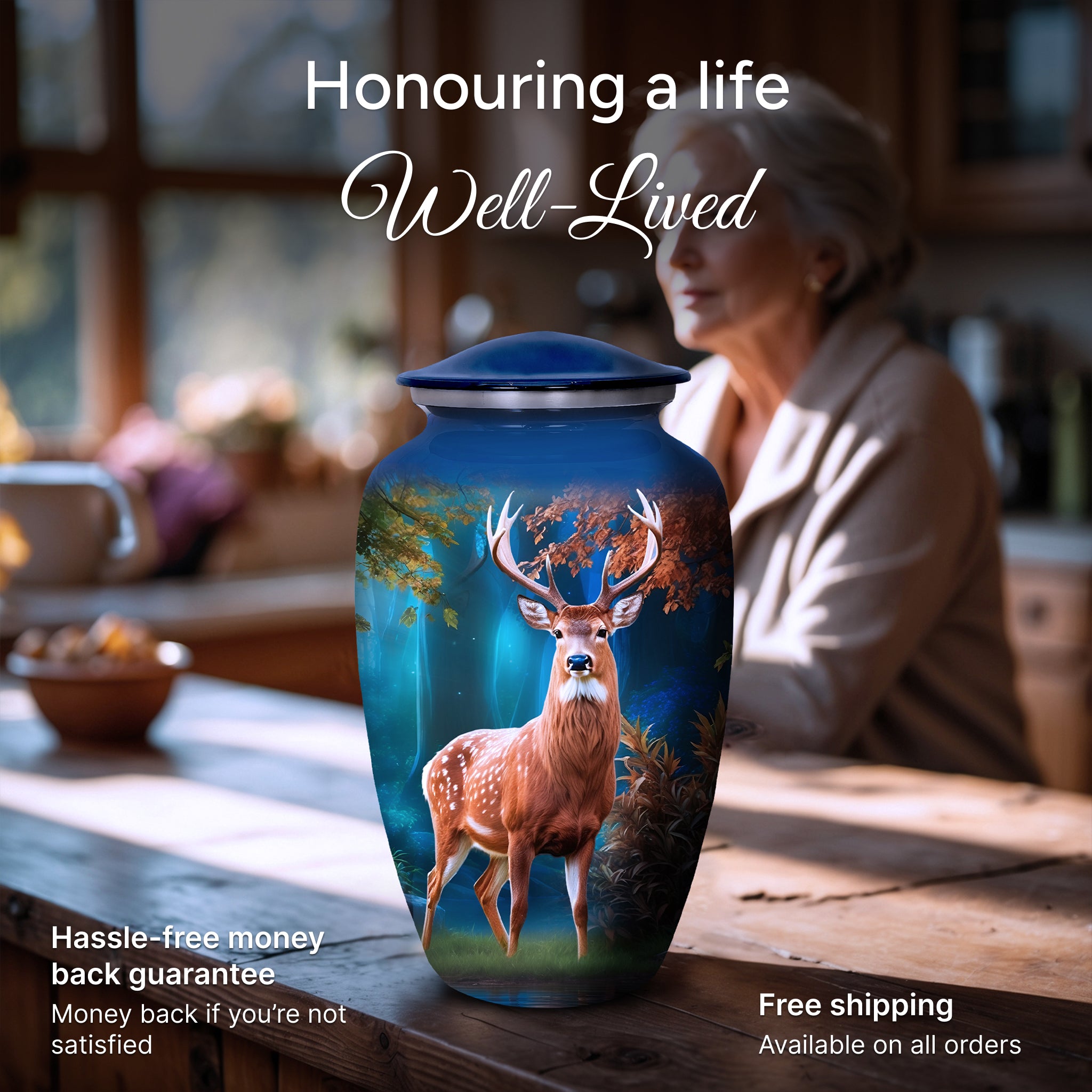 Deer Urn