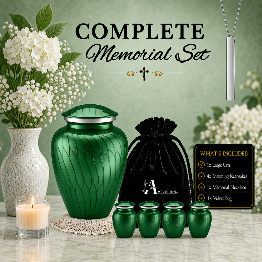 Serenity Curve Pearl Urn