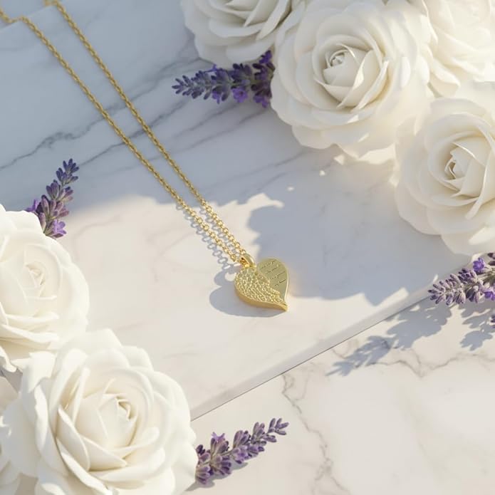 Engraved Golden Heart Keepsake Necklace