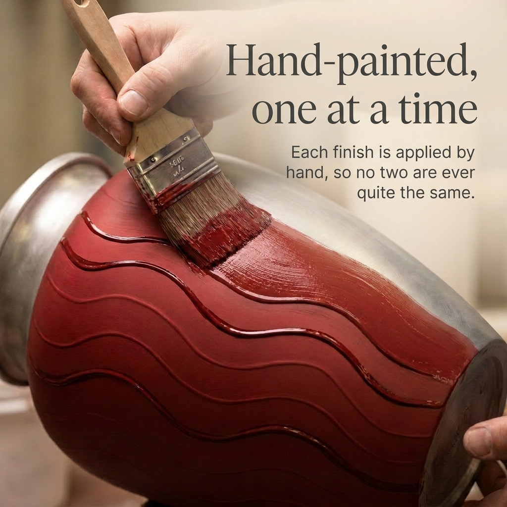 Premium Ripple Cremation Urn for Adult Ashes