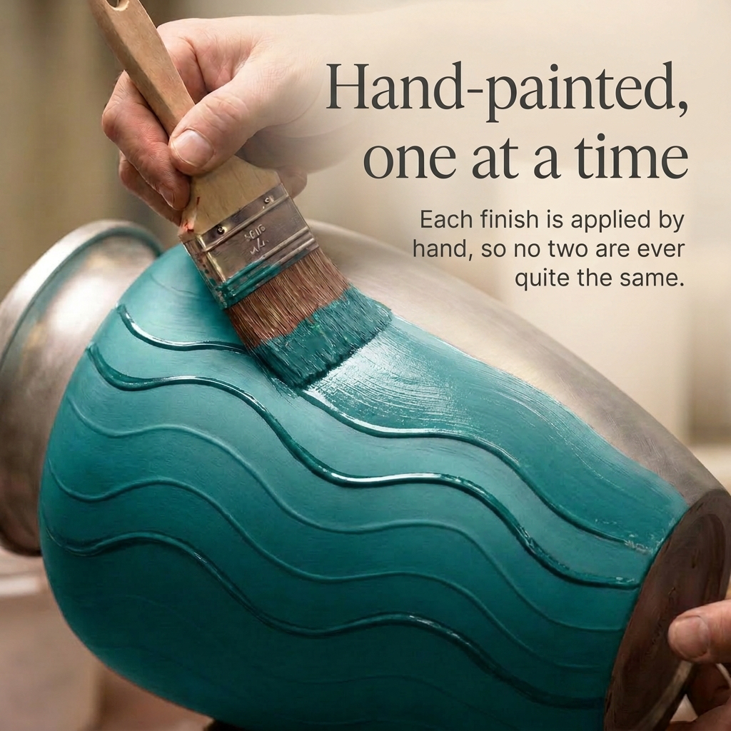 Premium Ripple Cremation Urn for Adult Ashes