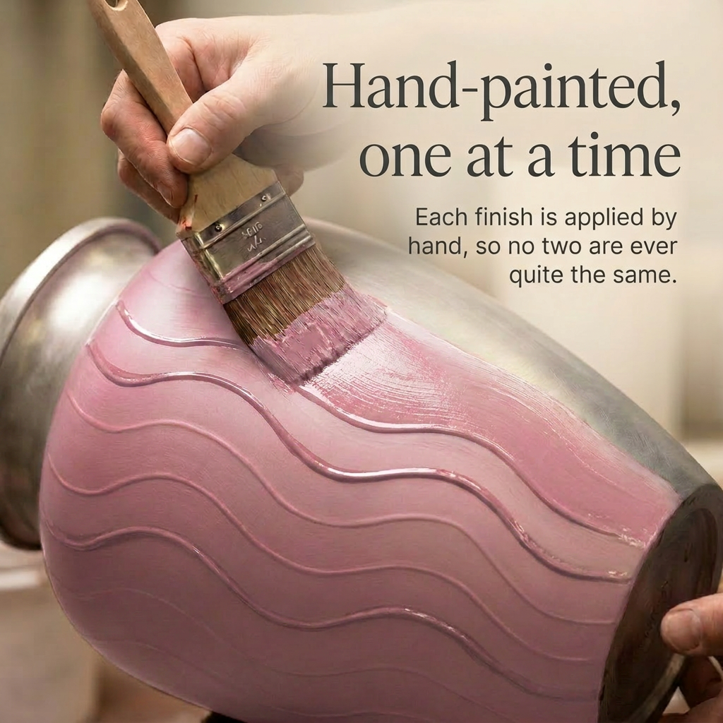 Premium Ripple Cremation Urn for Adult Ashes