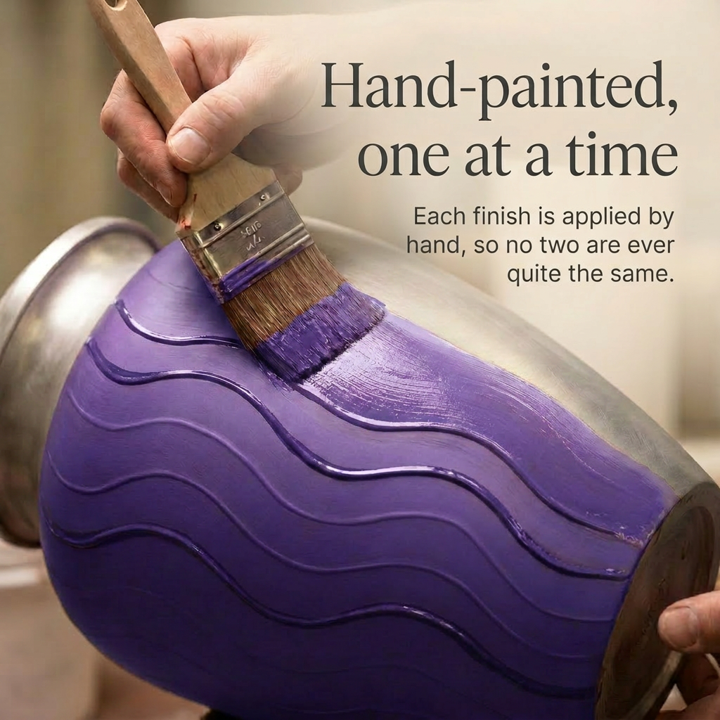 Premium Ripple Cremation Urn for Adult Ashes