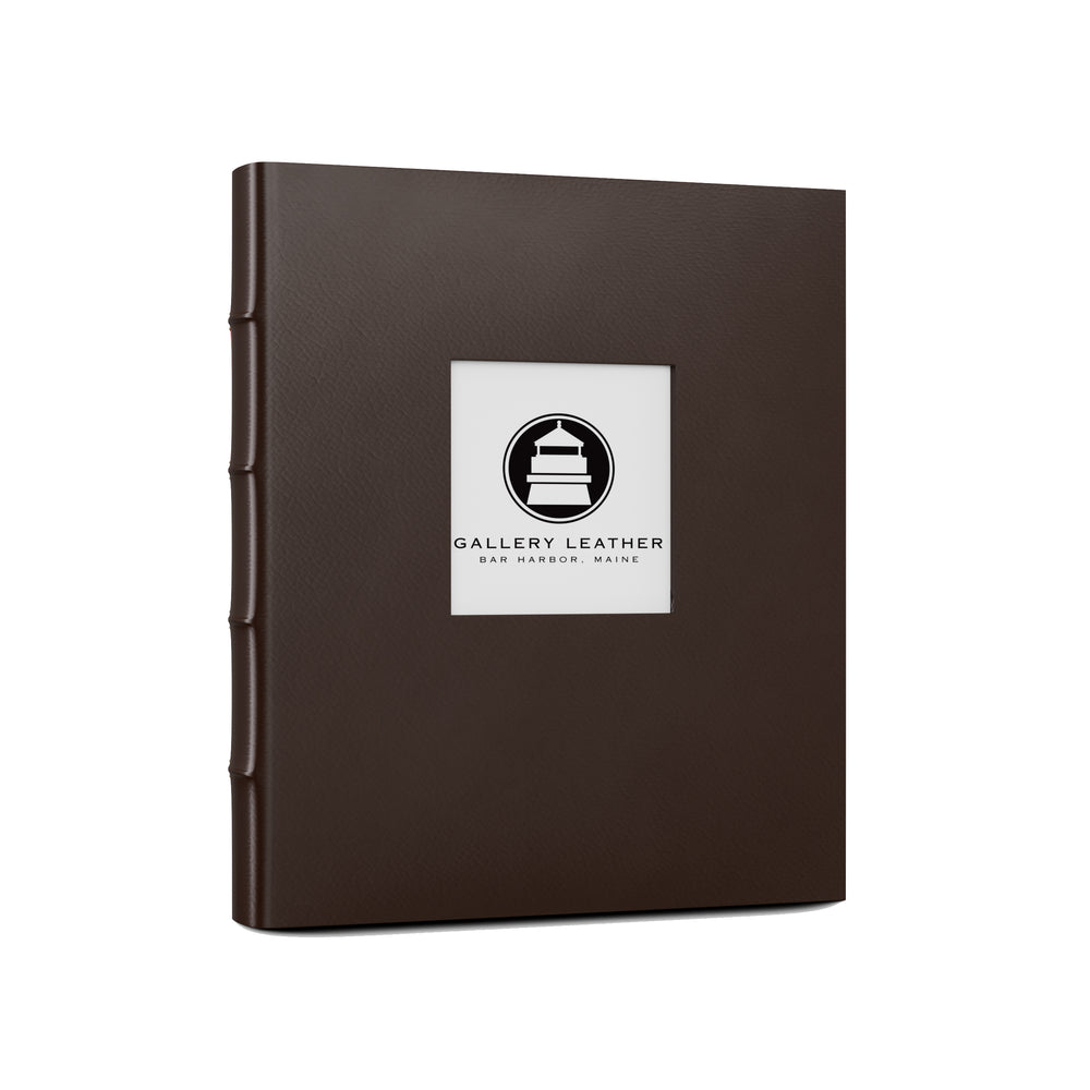 Leather Compact Photo Album | with Window