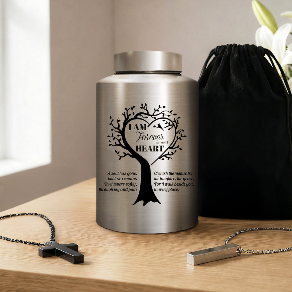 Stainless Steel Cremation Urn Set