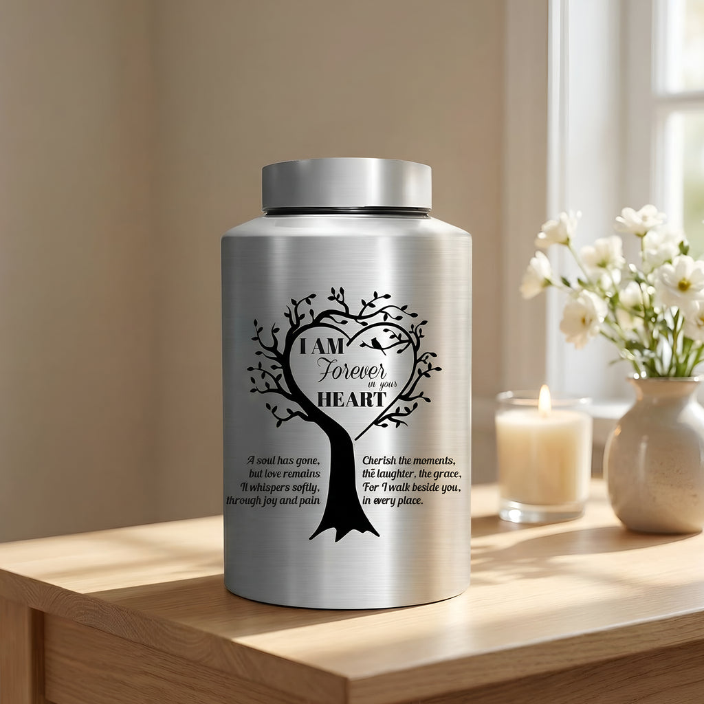 Stainless Steel Cremation Urn Set