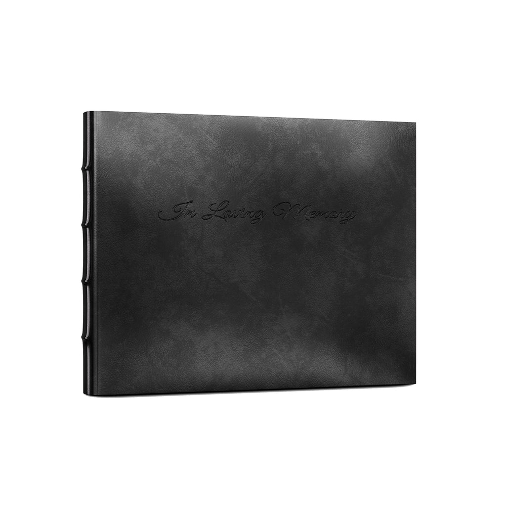 Leather Memorial Guest Book
