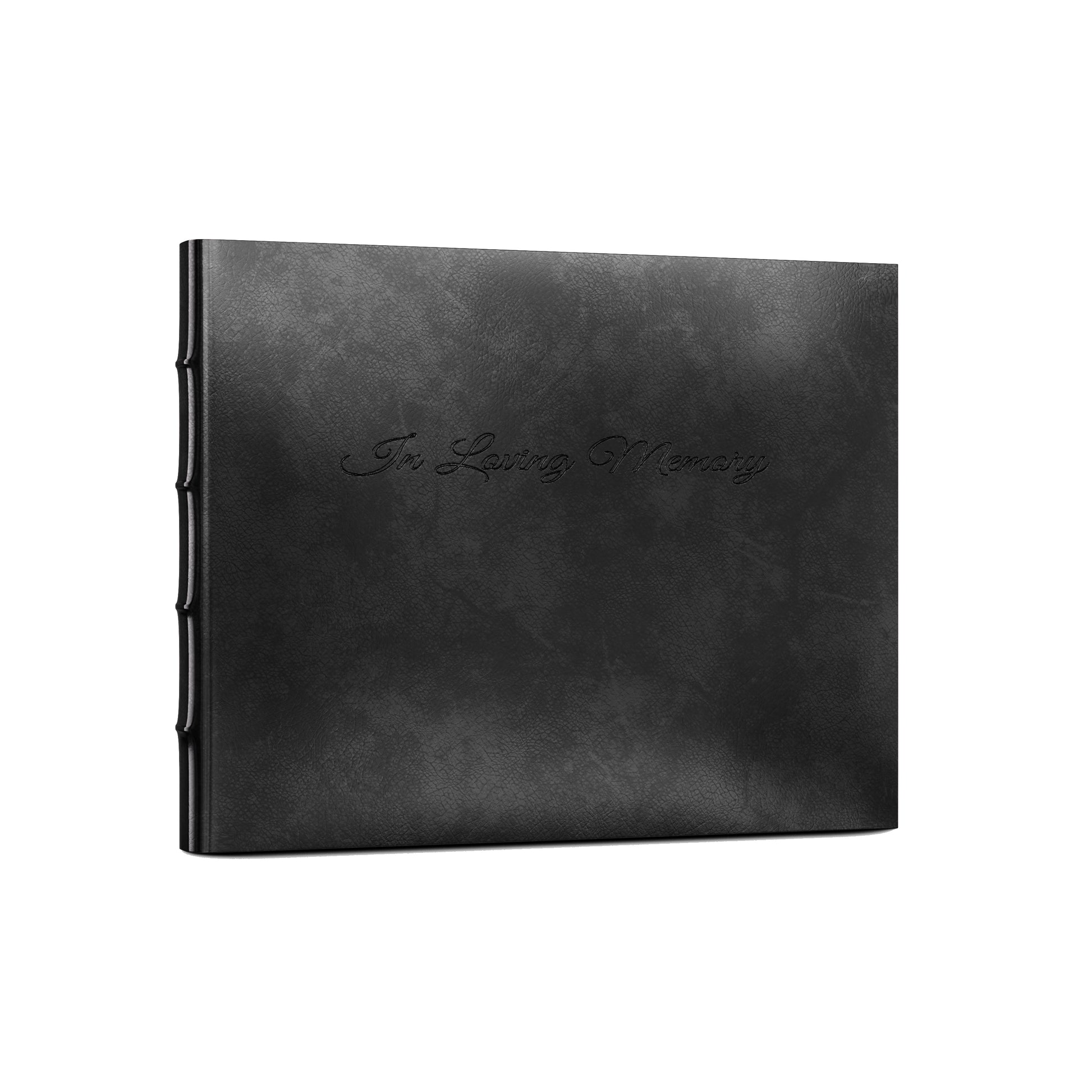 Leather Memorial Guest Book