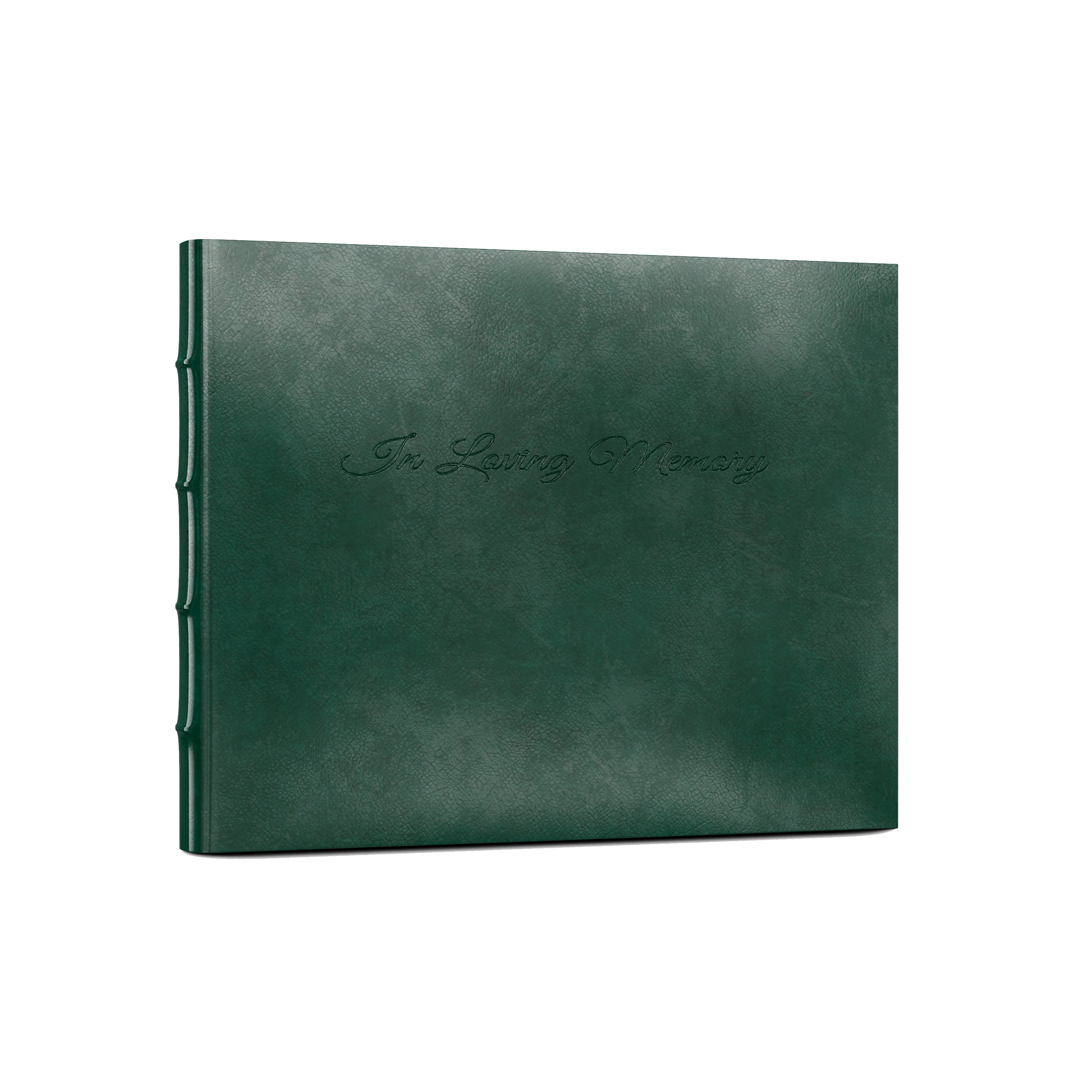 Leather Memorial Guest Book