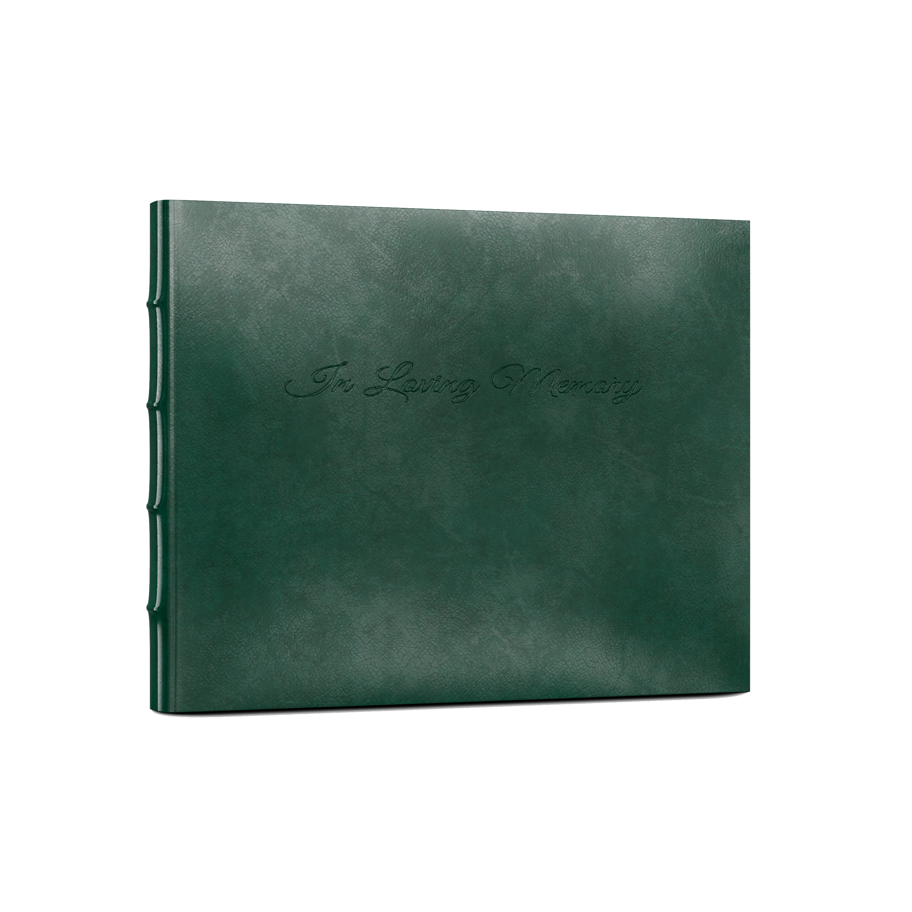 Leather Memorial Guest Book