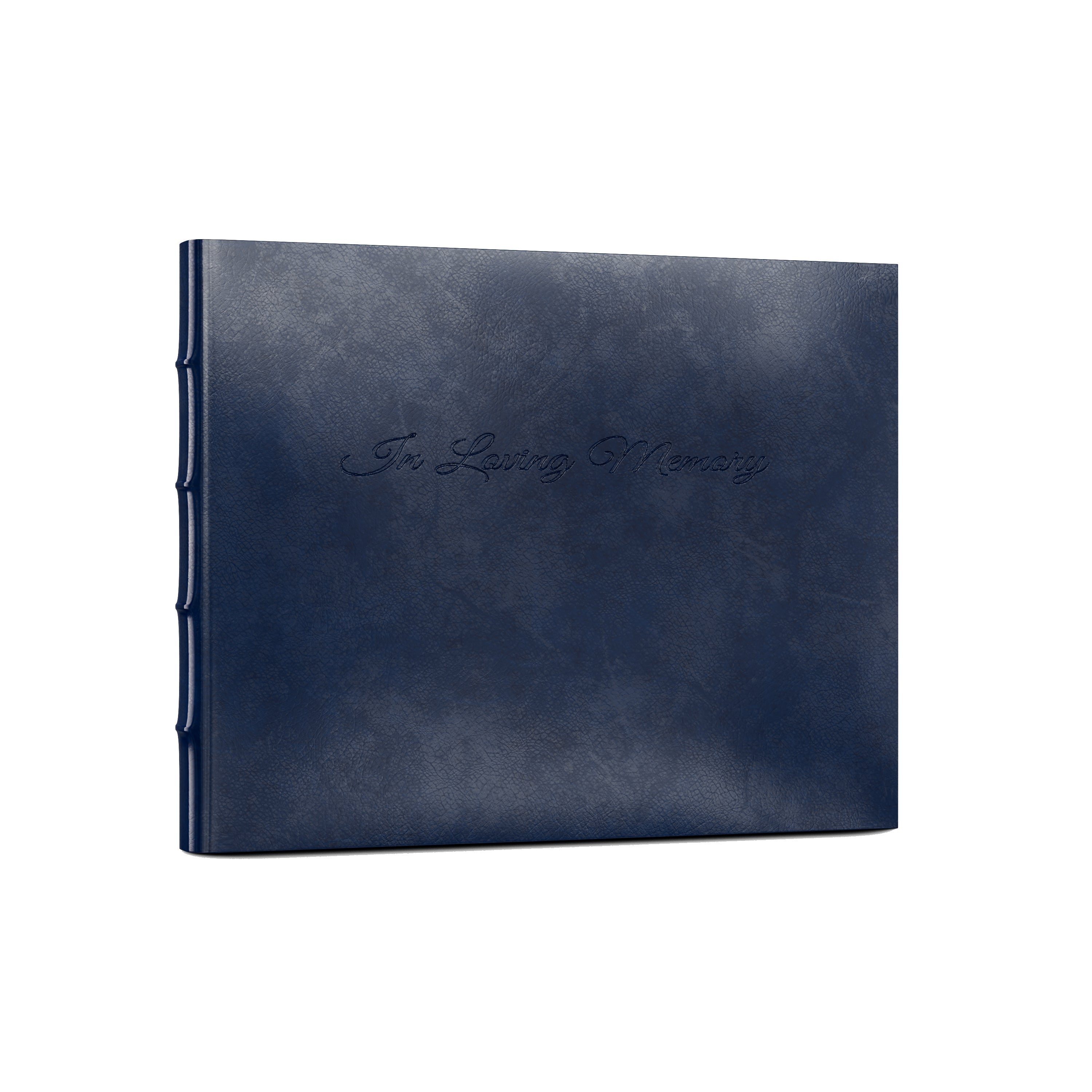Leather Memorial Guest Book