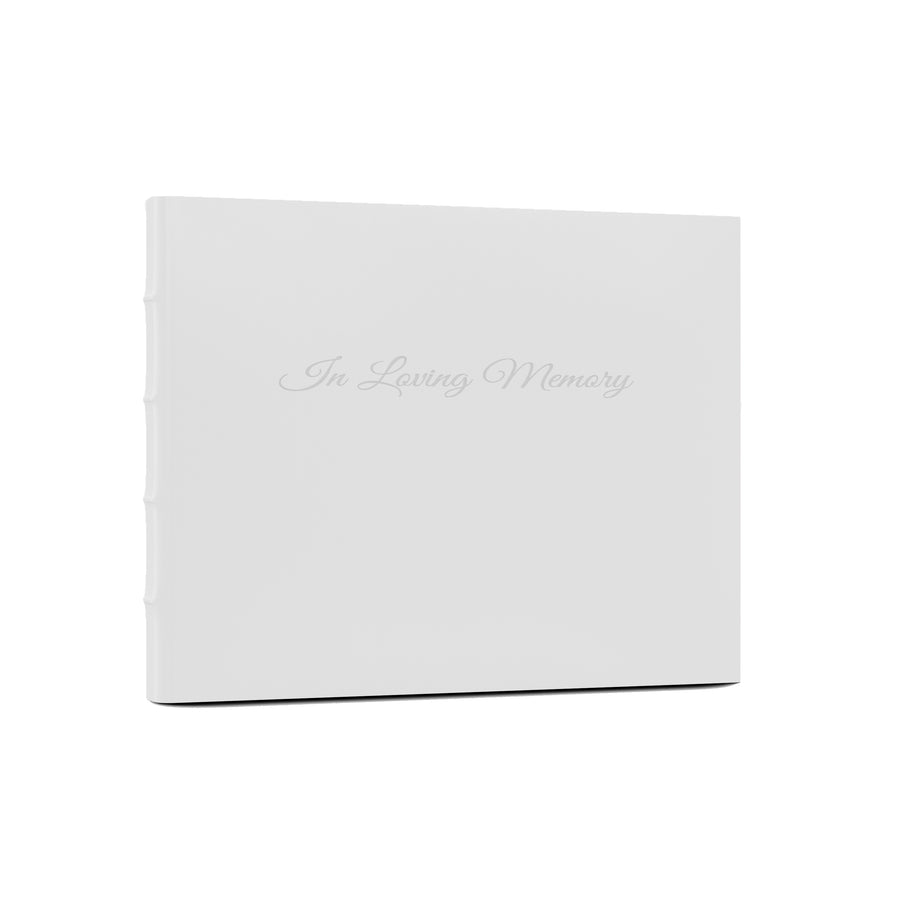 Leather Memorial Guest Book