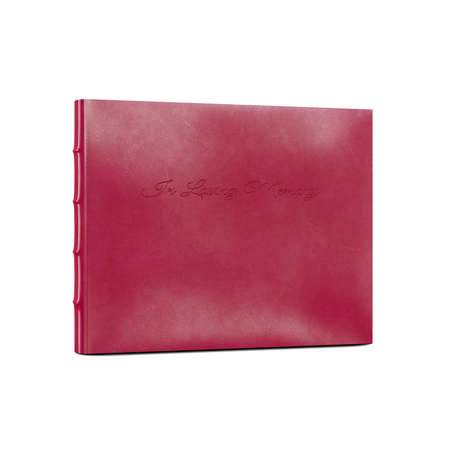 Leather Memorial Guest Book