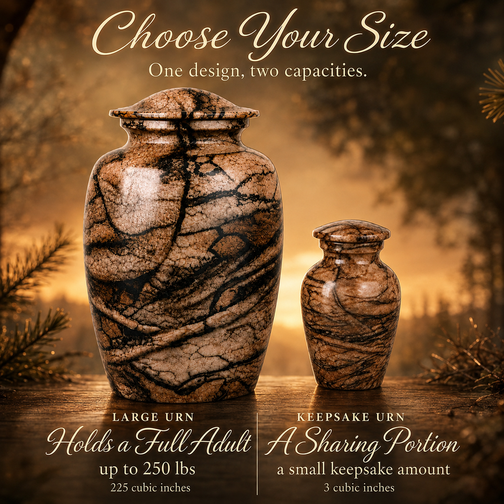 Autumn Stone Cremation Urn