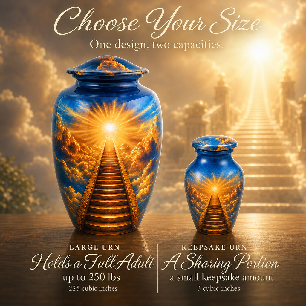 Stairway to Heaven Cremation Urn