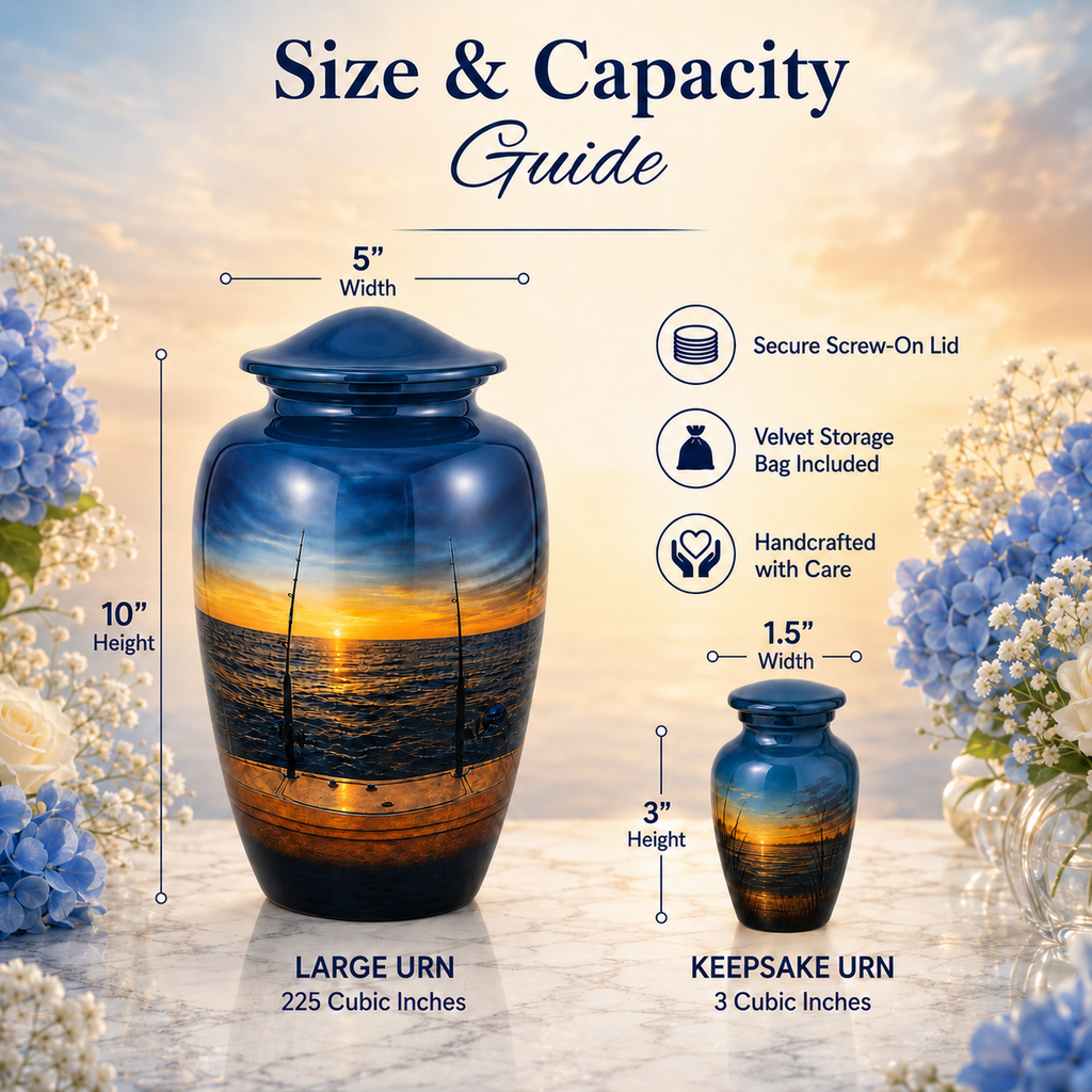 Eternal Angler Cremation Urn