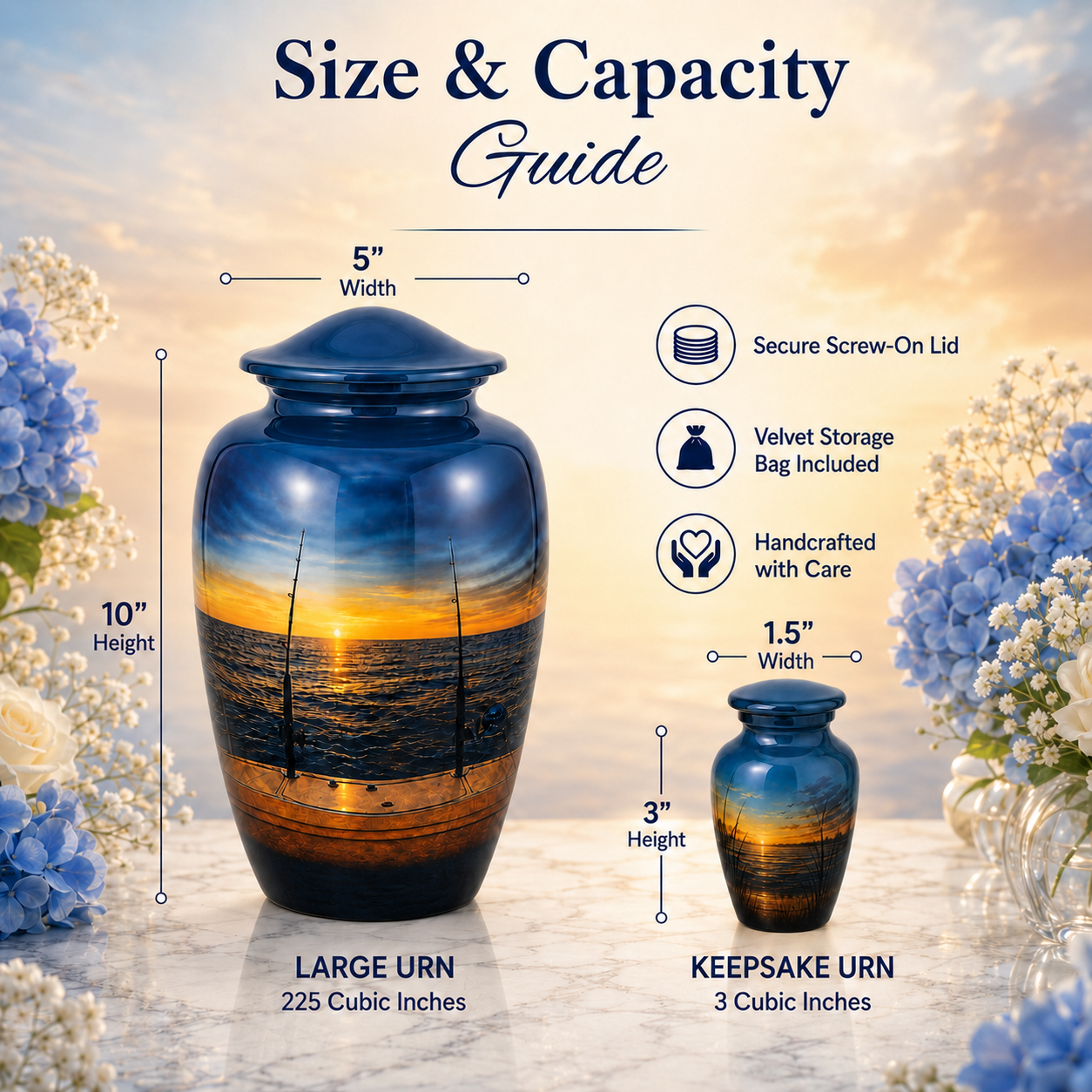 Eternal Angler Cremation Urn