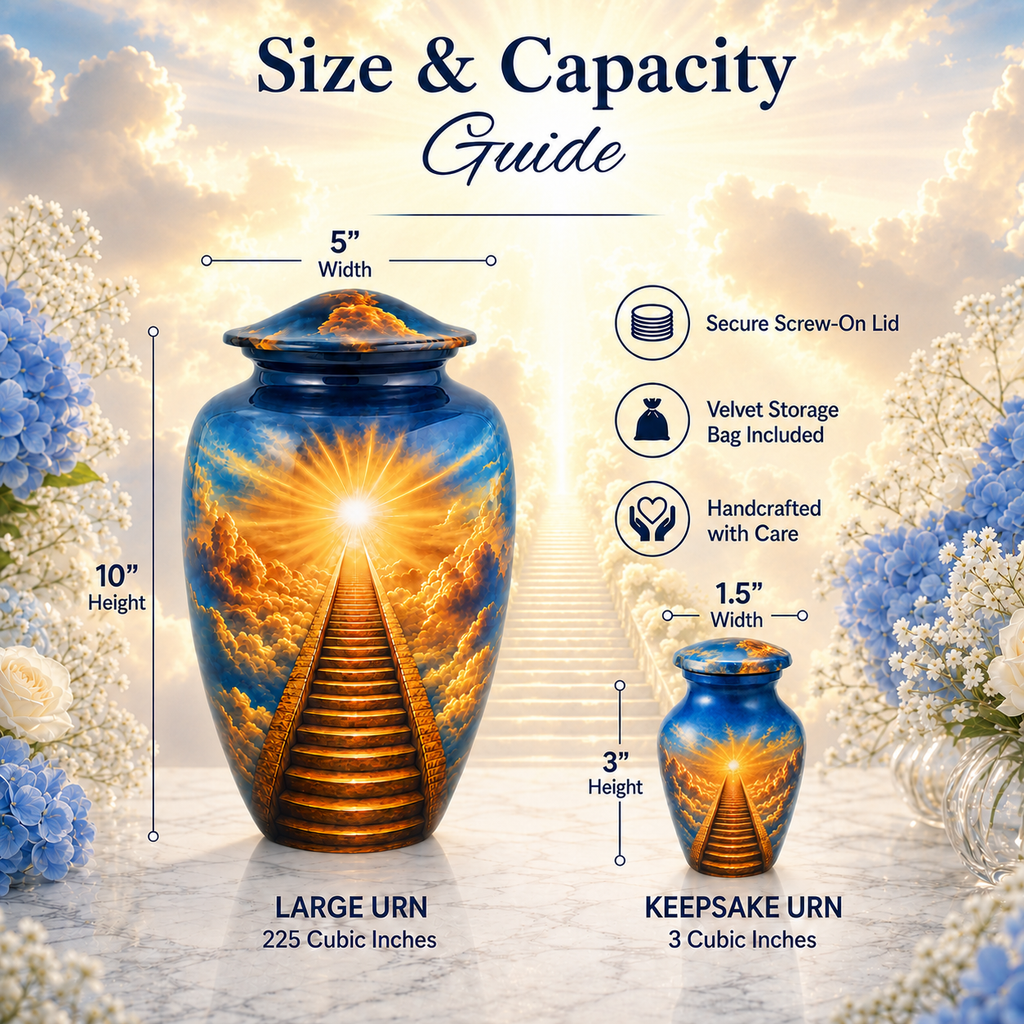 Stairway to Heaven Cremation Urn