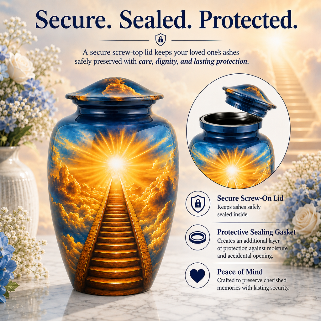 Stairway to Heaven Cremation Urn