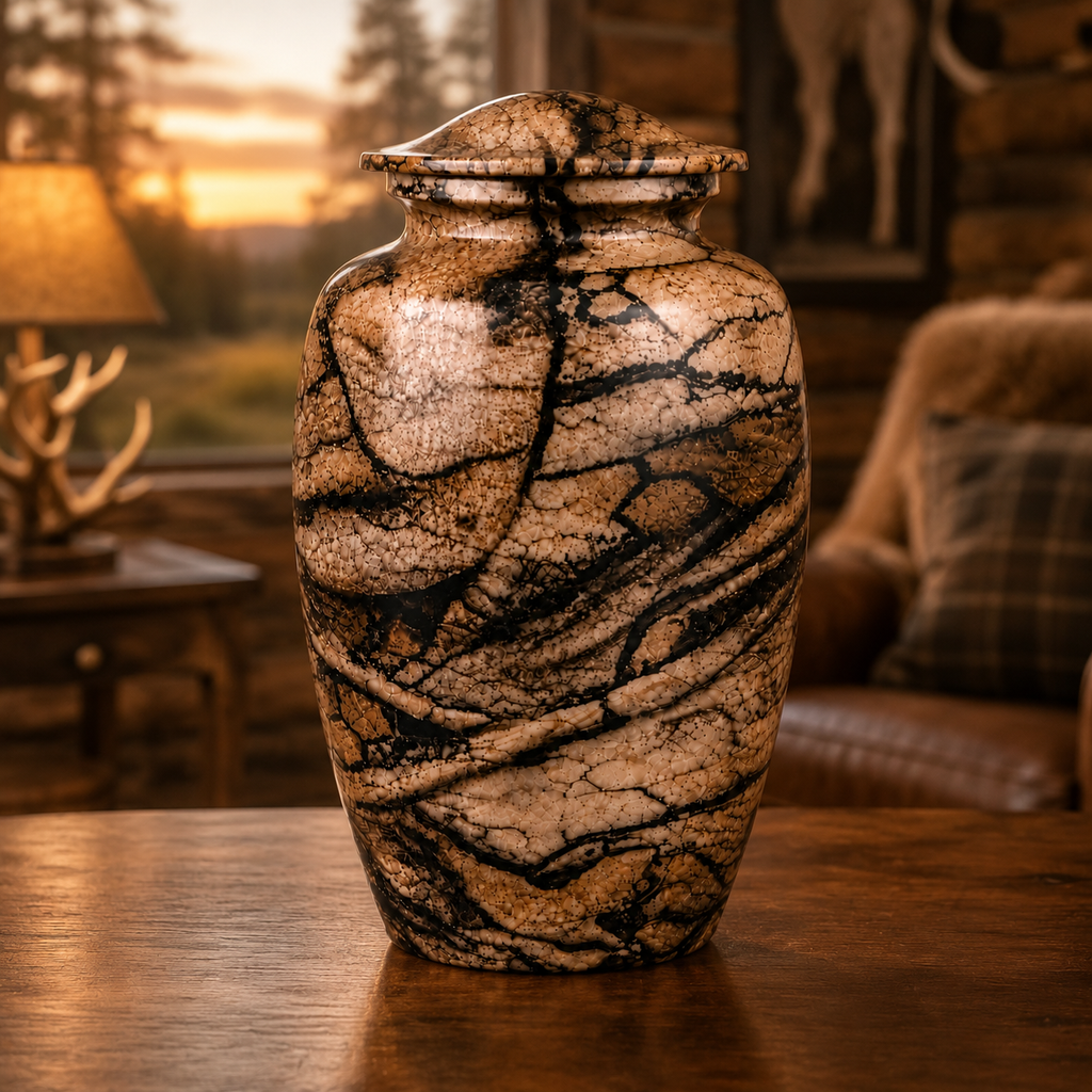 Autumn Stone Cremation Urn
