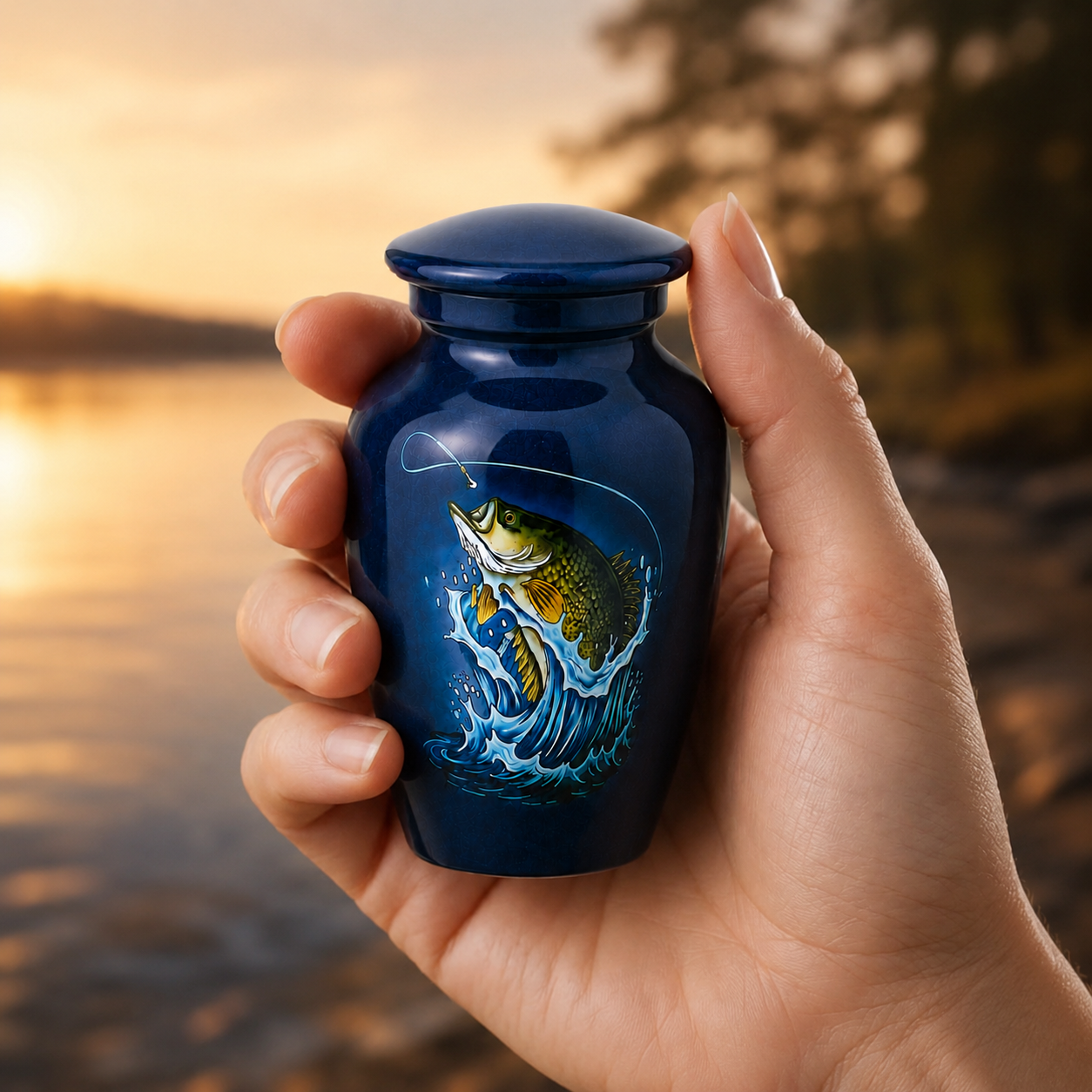 Eternal Angler Cremation Urn