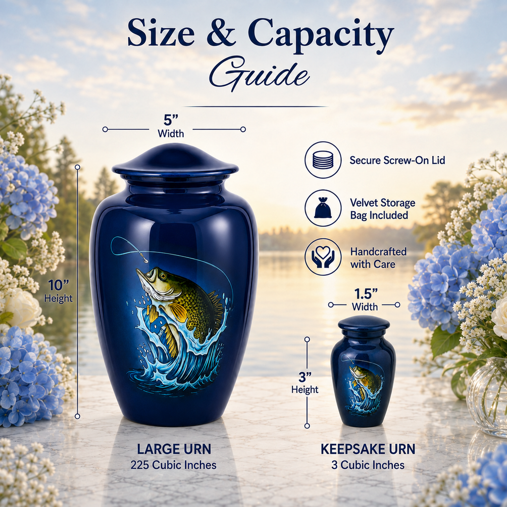 Eternal Angler Cremation Urn