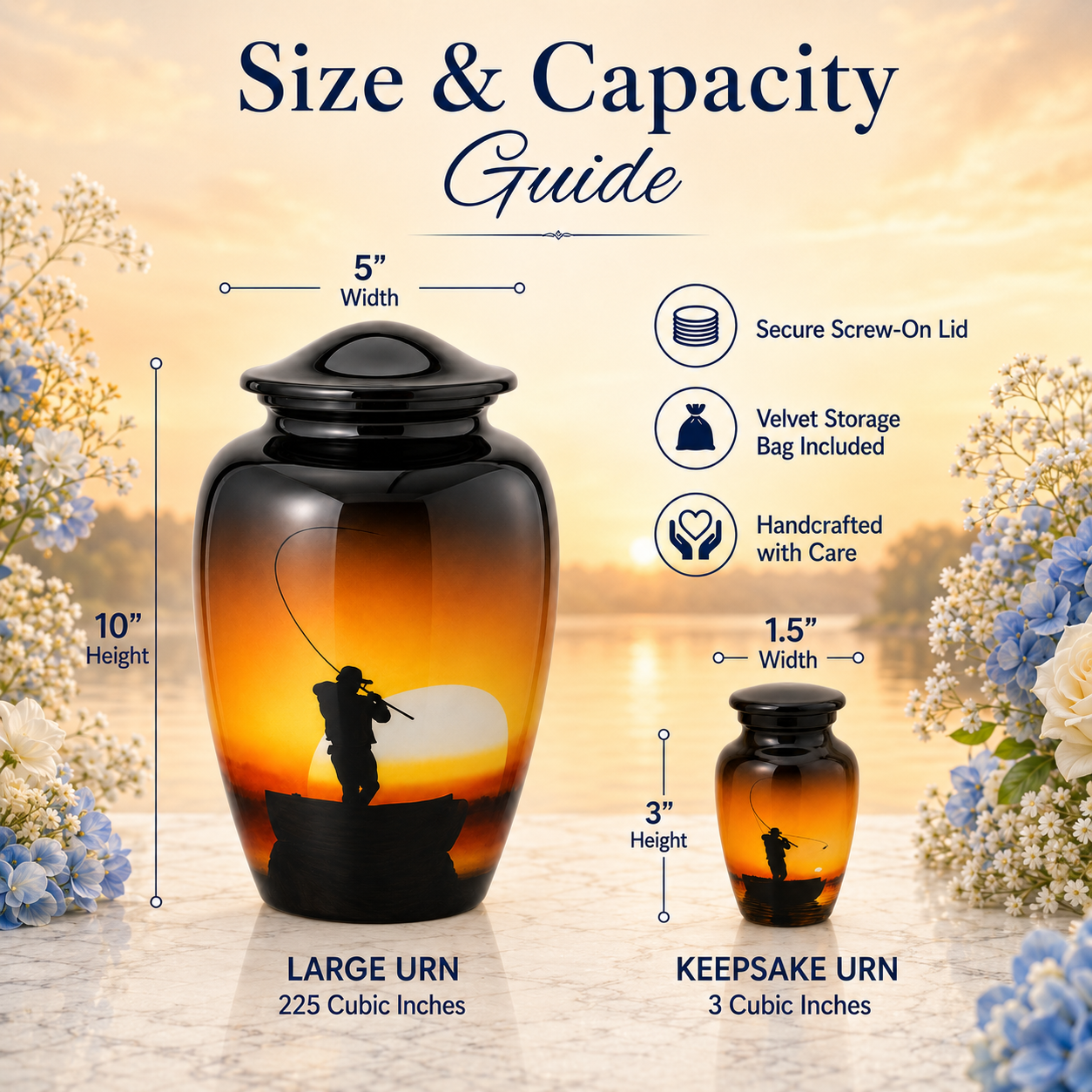 Eternal Angler Cremation Urn