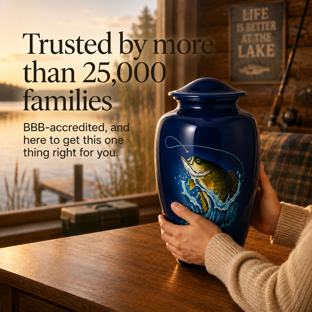 Eternal Angler Cremation Urn