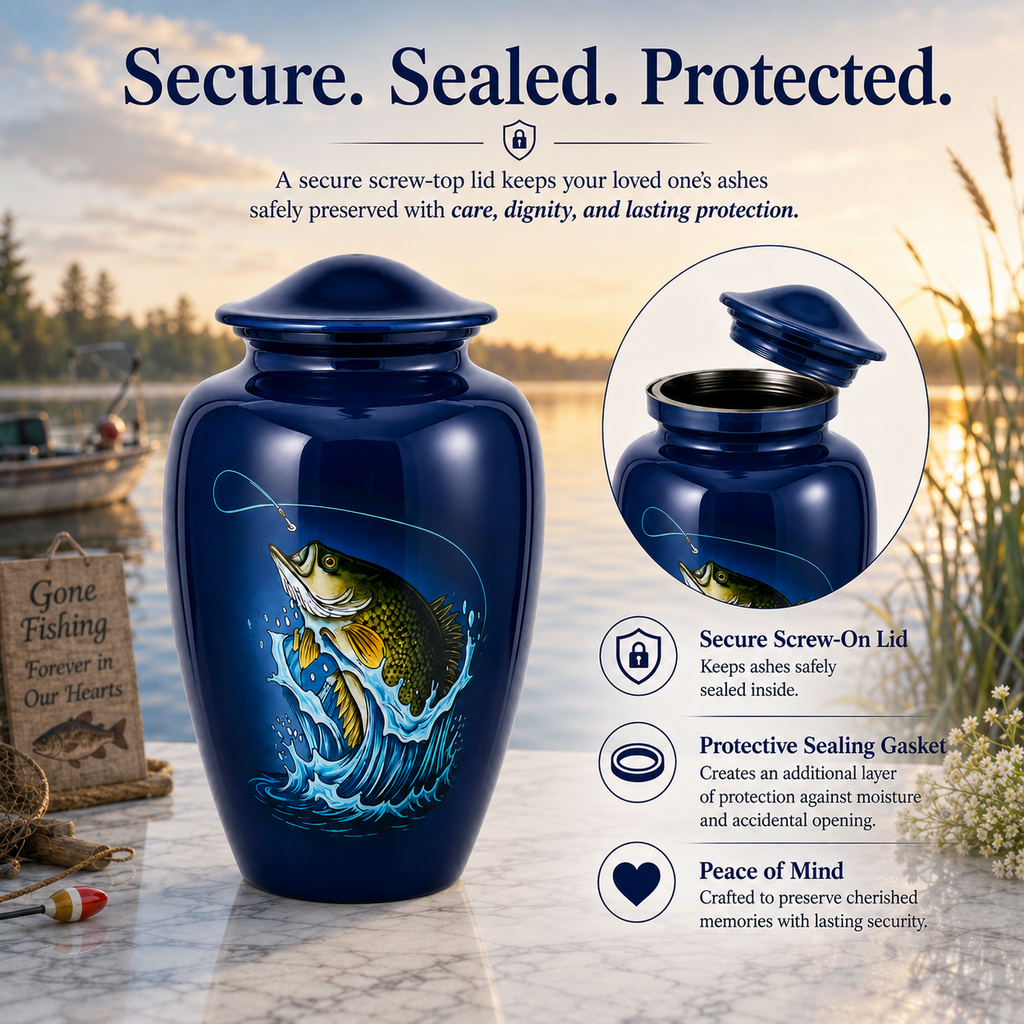 Eternal Angler Cremation Urn