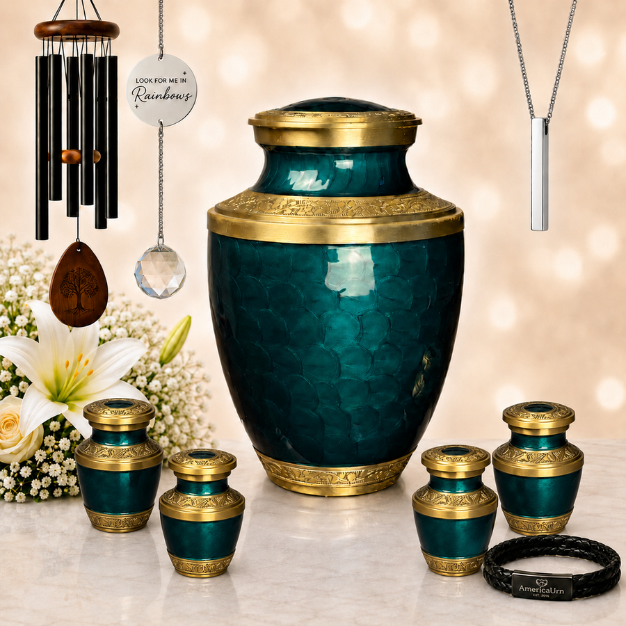 Emerald Legacy Cremation Urn