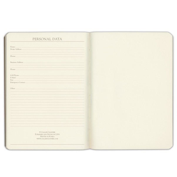Bonded Leather Memorial Spiritual Journal