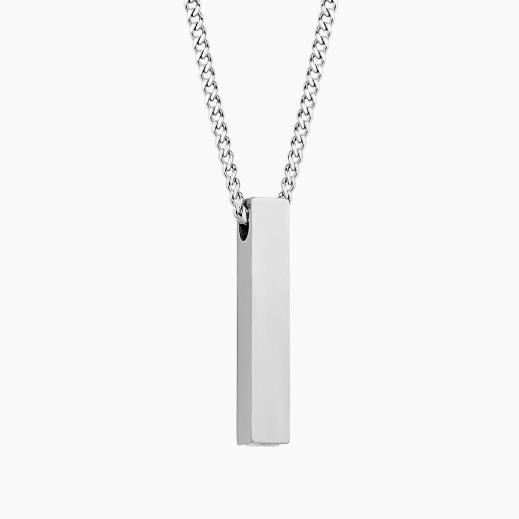 Minimalistic Bar Cremation Necklace