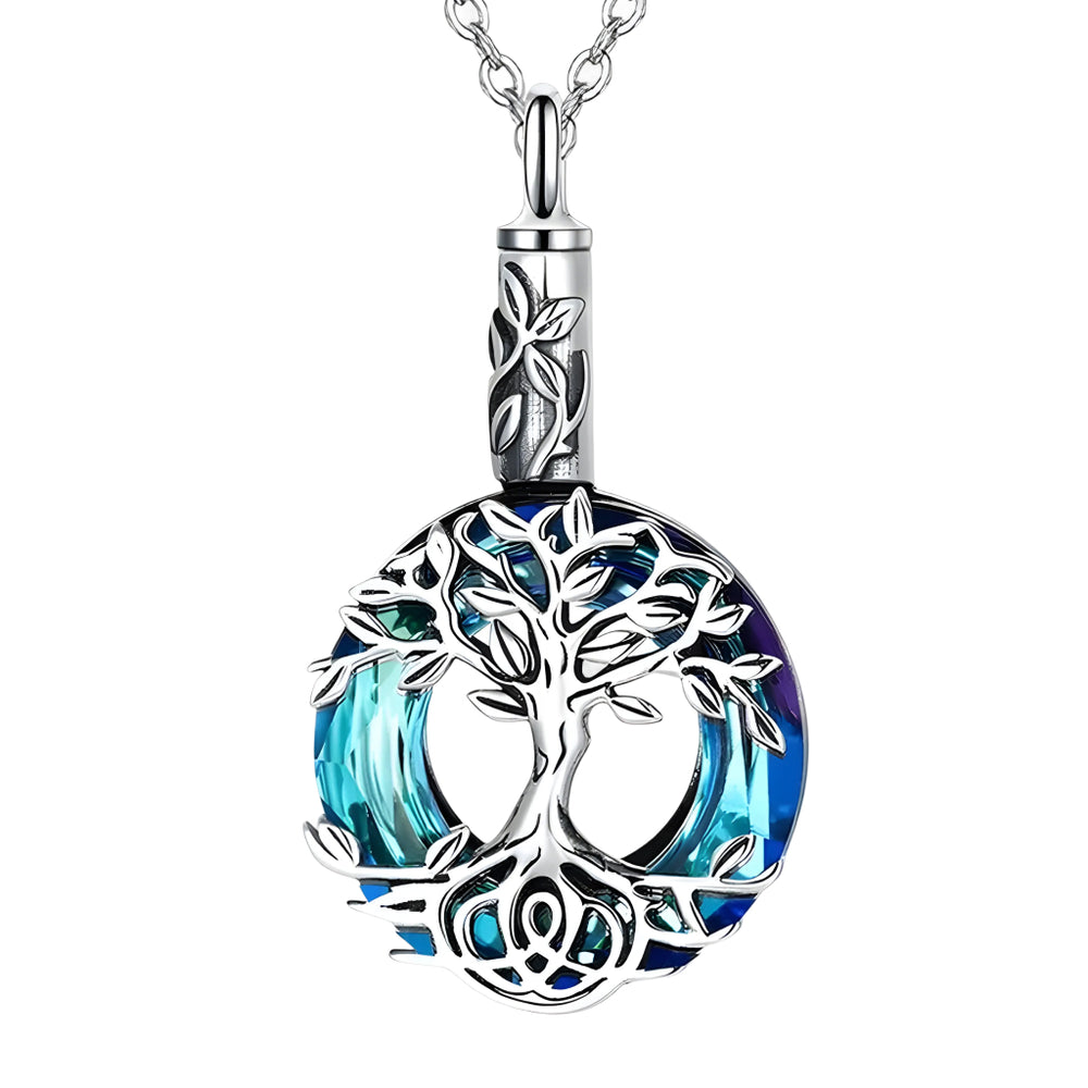 Circle Tree‑of‑Life Keepsake Necklace