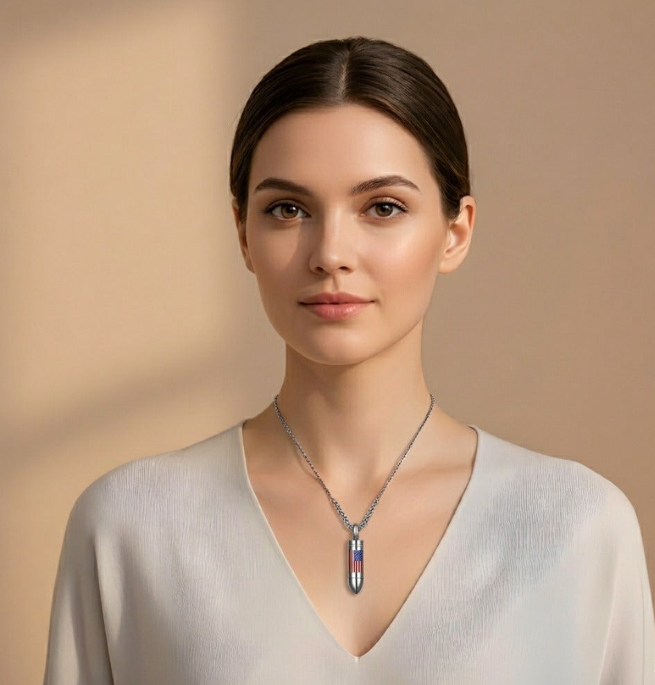 Bullet Keepsake Necklace