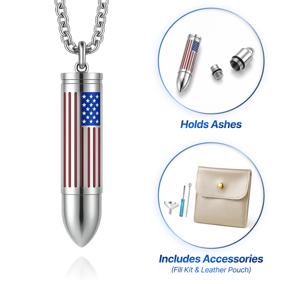 Bullet Keepsake Necklace