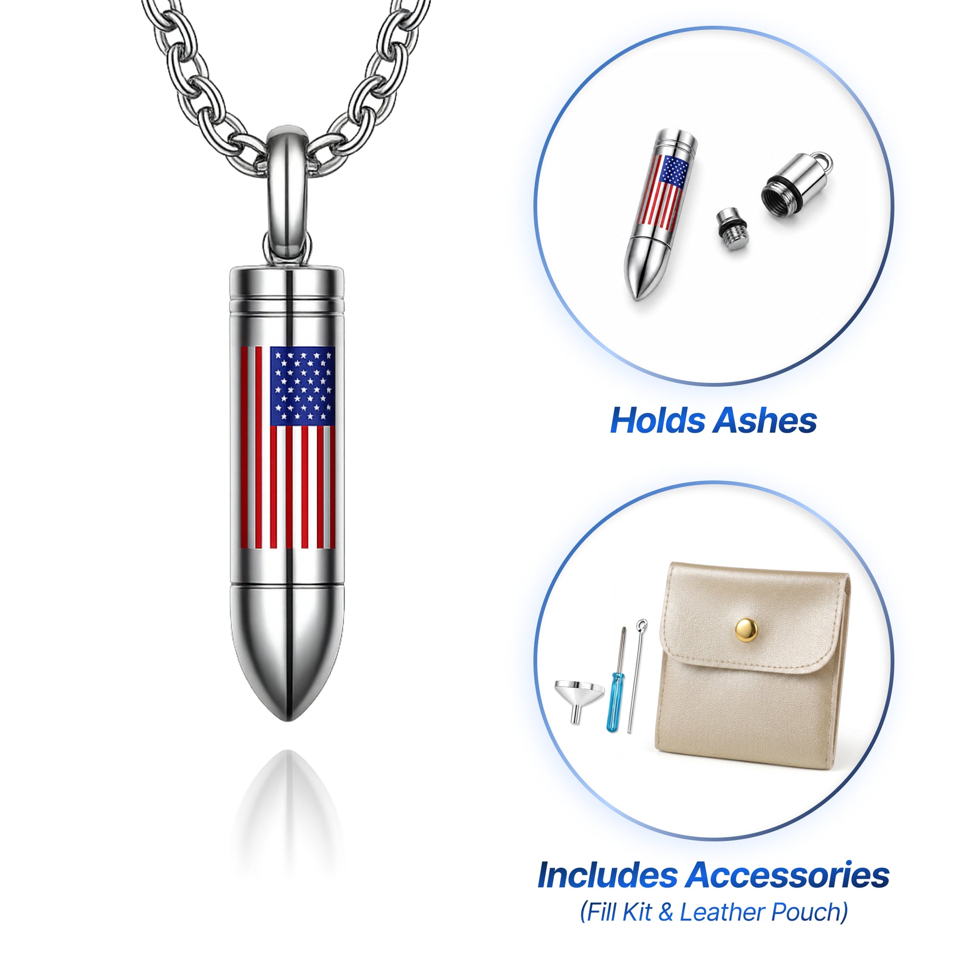 Bullet Keepsake Necklace