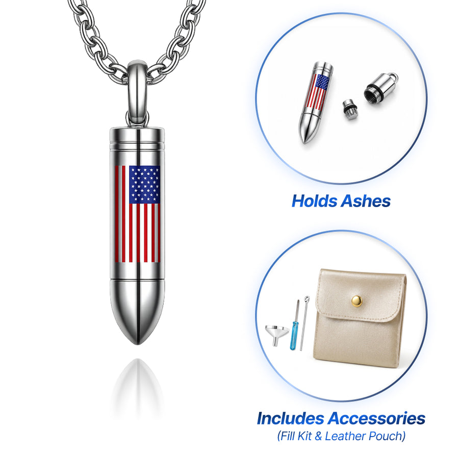Bullet Keepsake Necklace