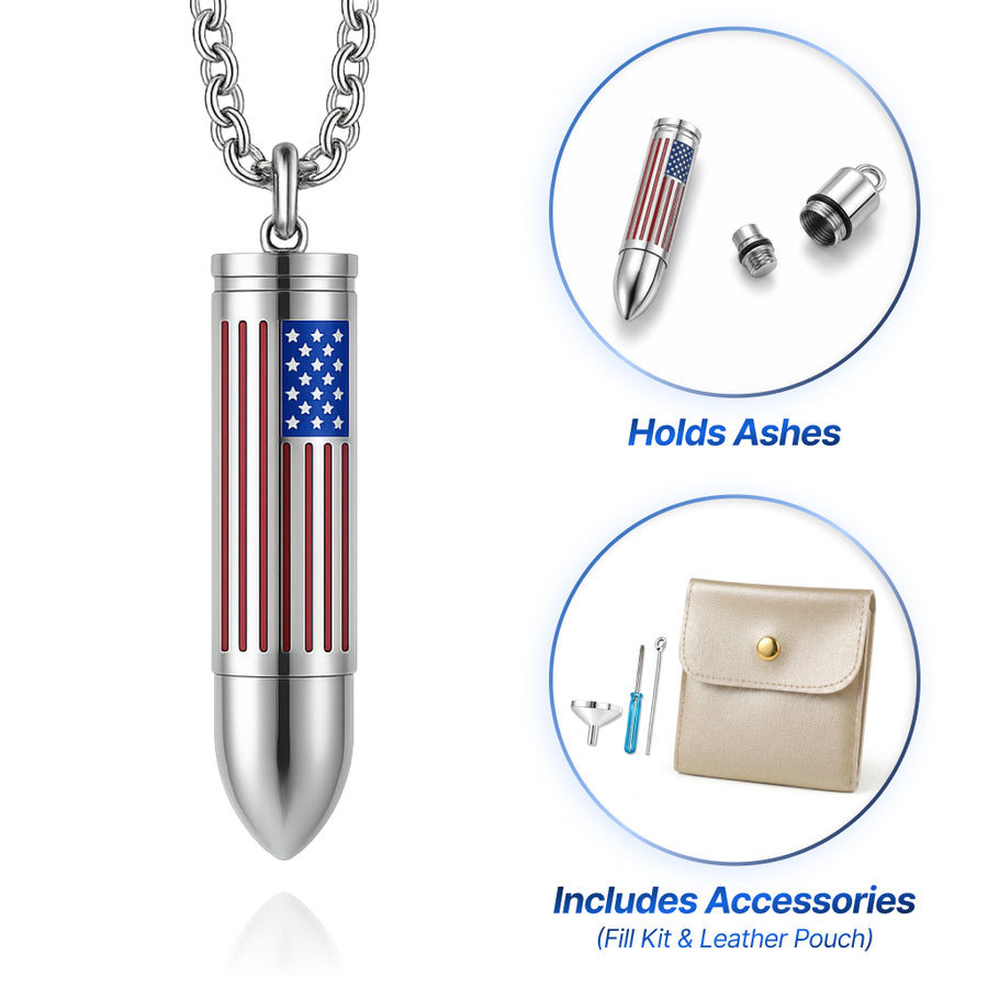 Bullet Keepsake Necklace