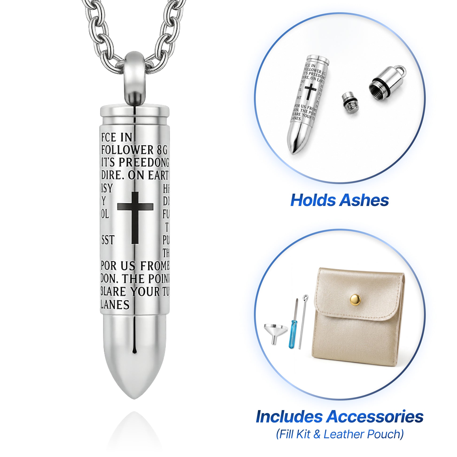 Bullet Keepsake Necklace