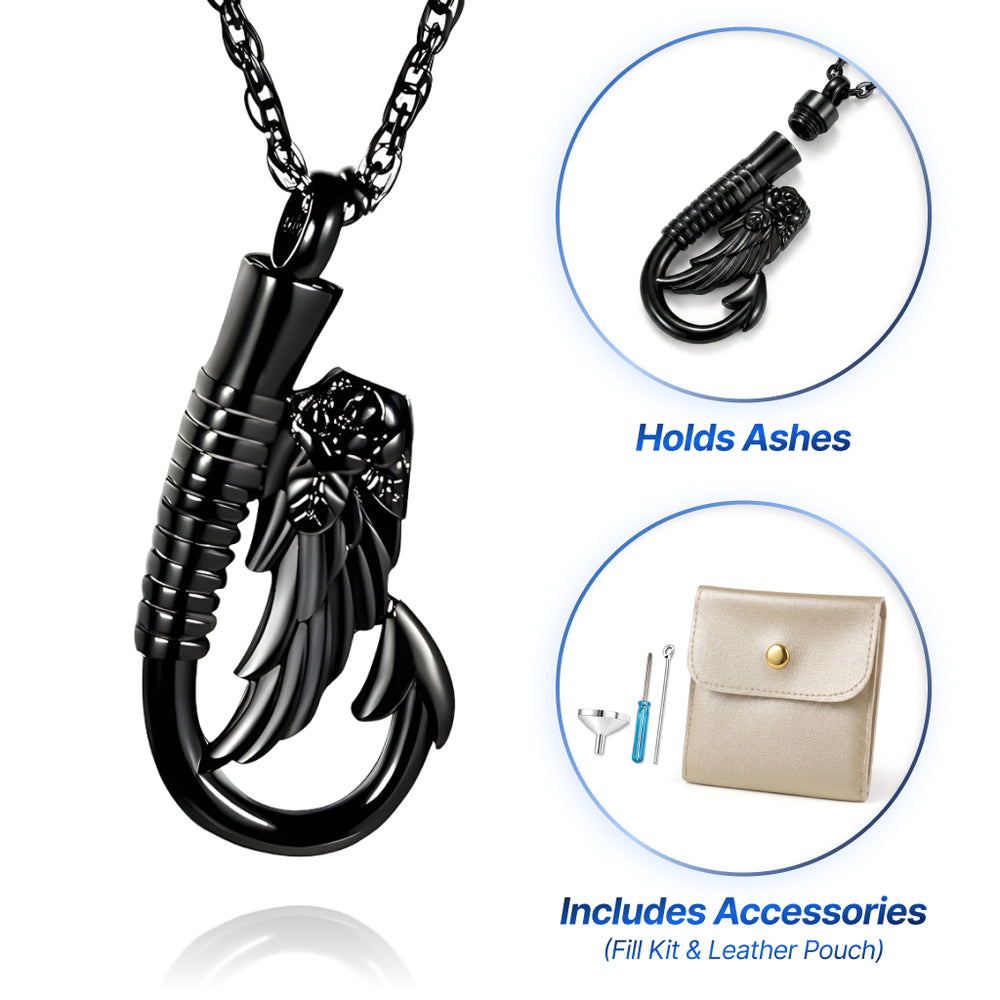 Fish-Hook Keepsake Necklace
