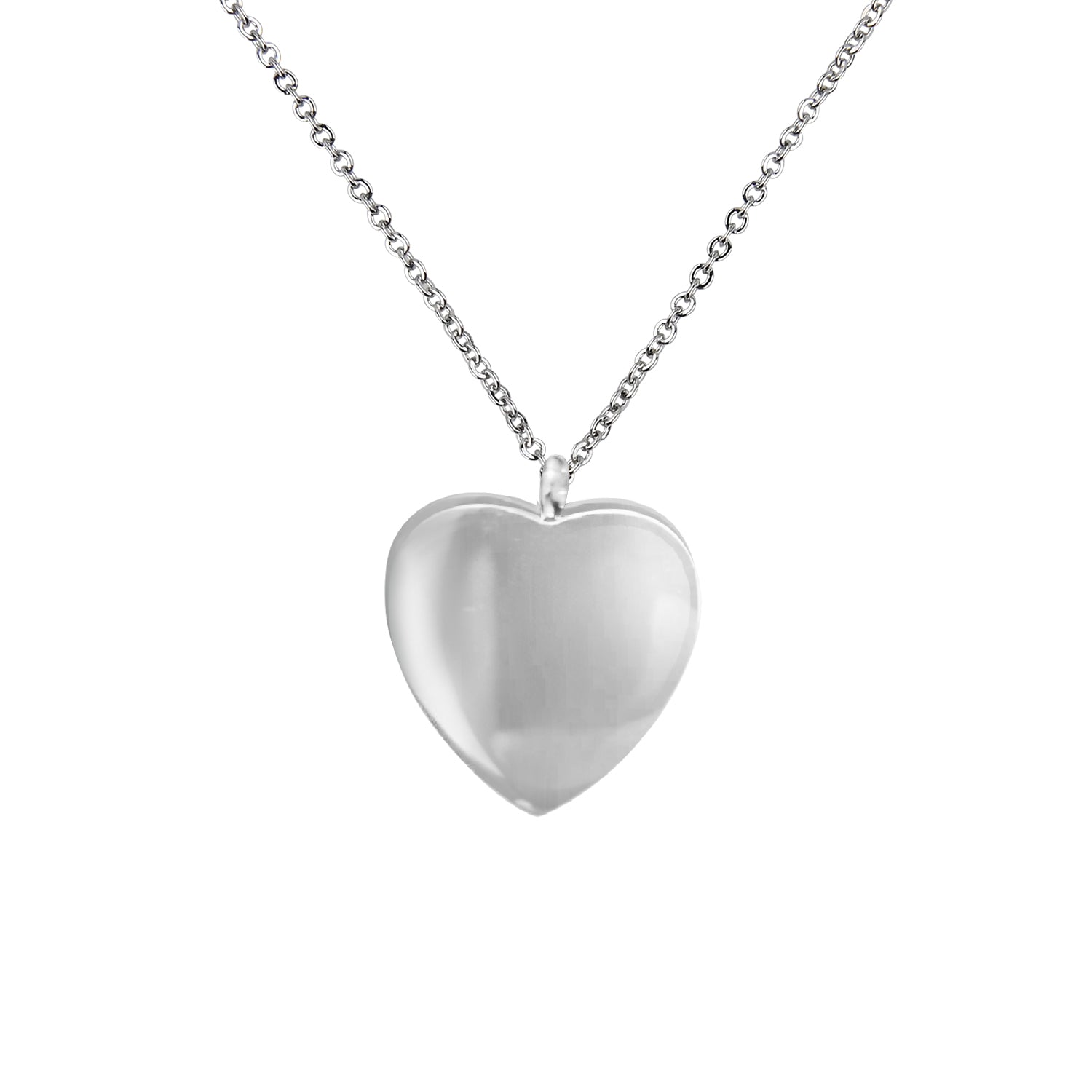 Minimalist Engravable Heart Urn Necklace