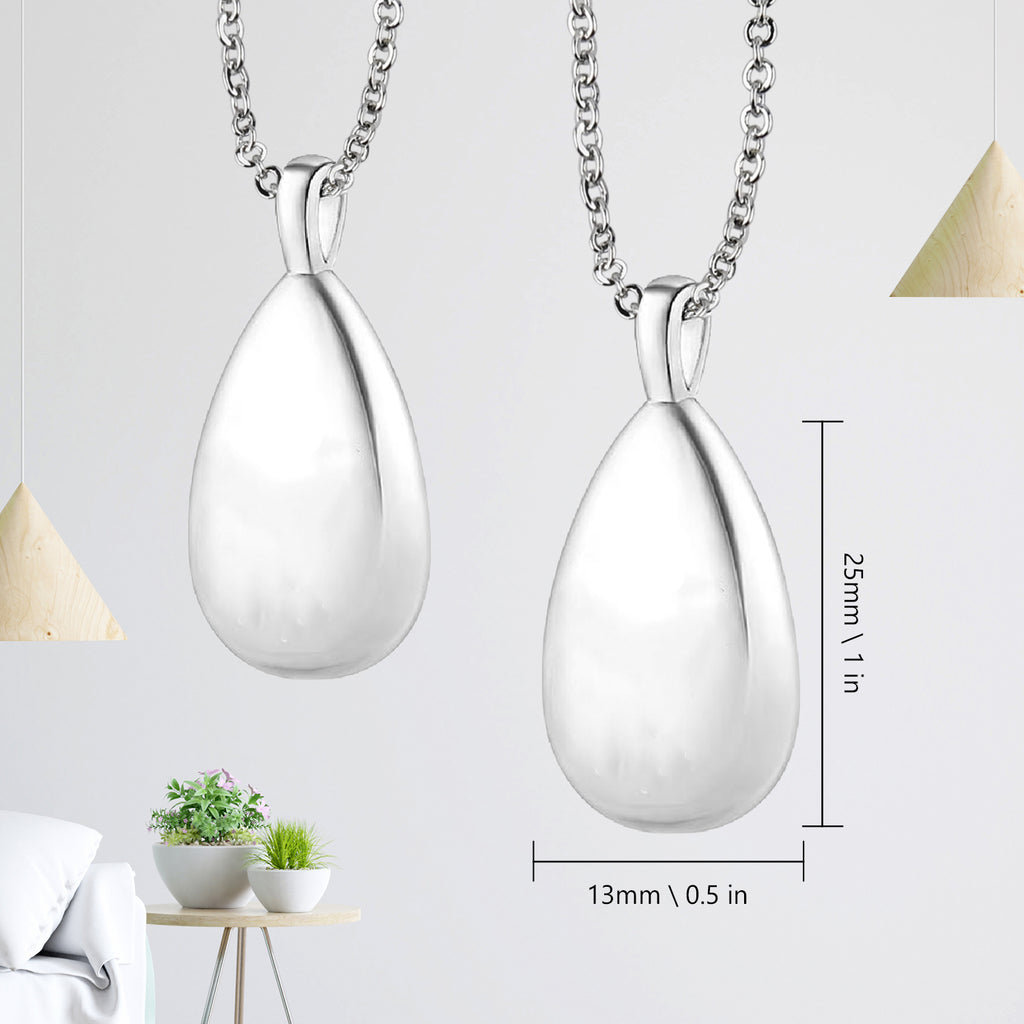Minimalist Engravable Urn Necklace